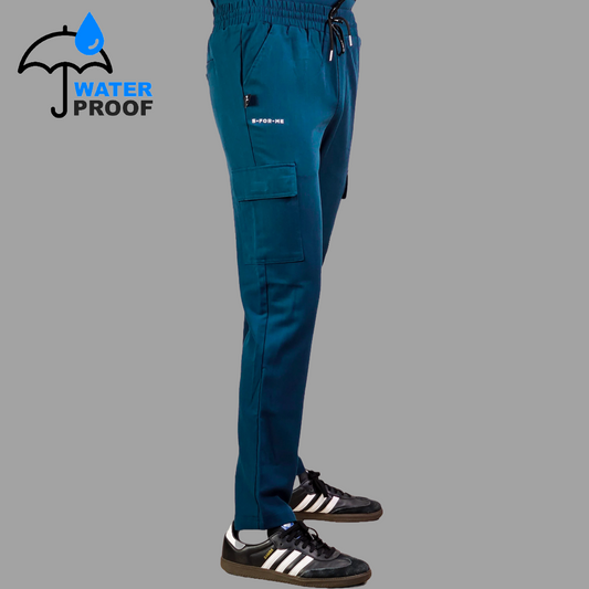 Pantalon Quirurgico Antifluido Hombre Azul Caribe, Scrubs 300