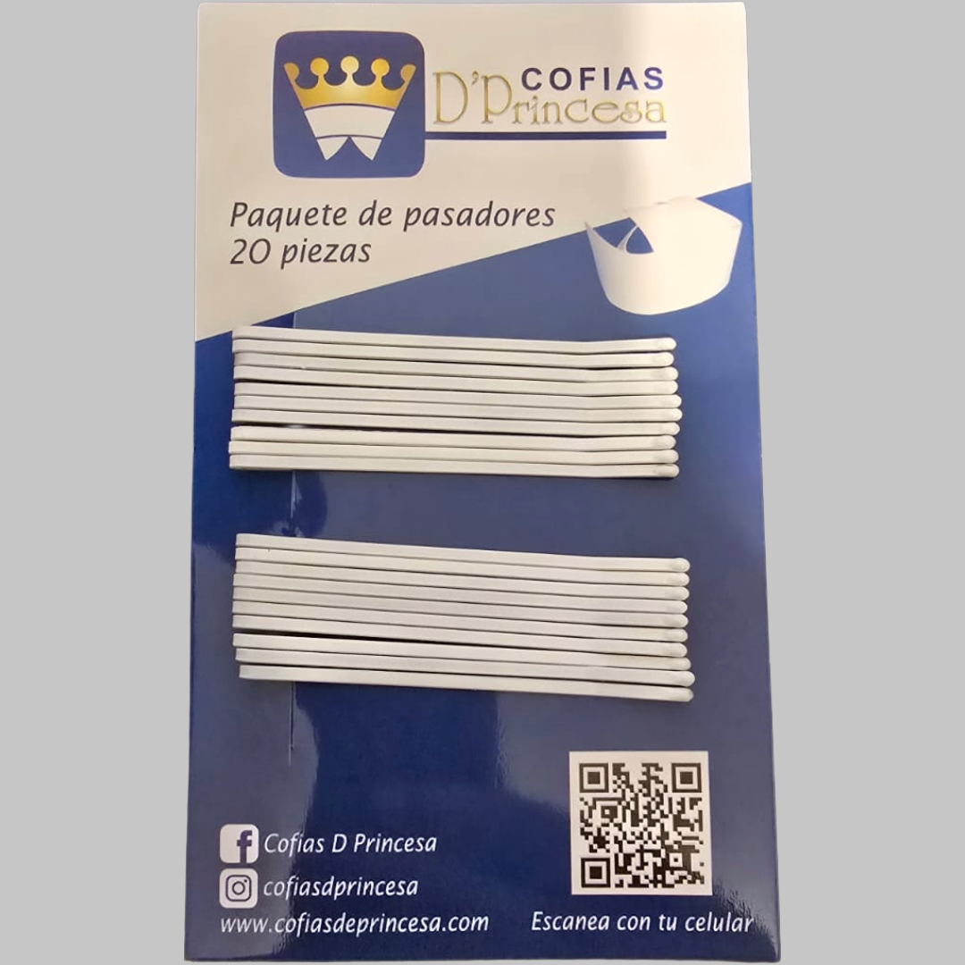 Paquete De Pasadores Para Cofia