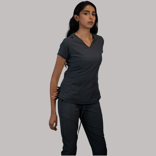 Filipina Gris Oxford Mujer, Scrubs Est. 600 F.W