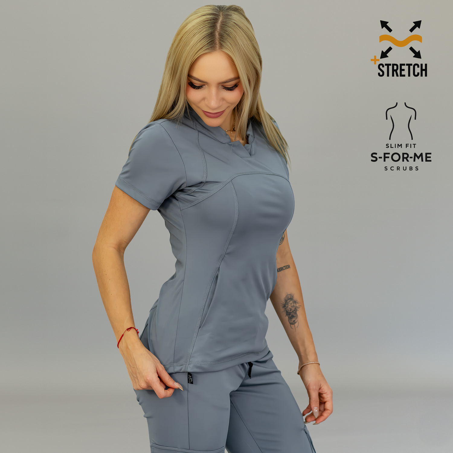 S-FOR-ME Scrubs Mujer 910 Super Stretch, Slim Fit