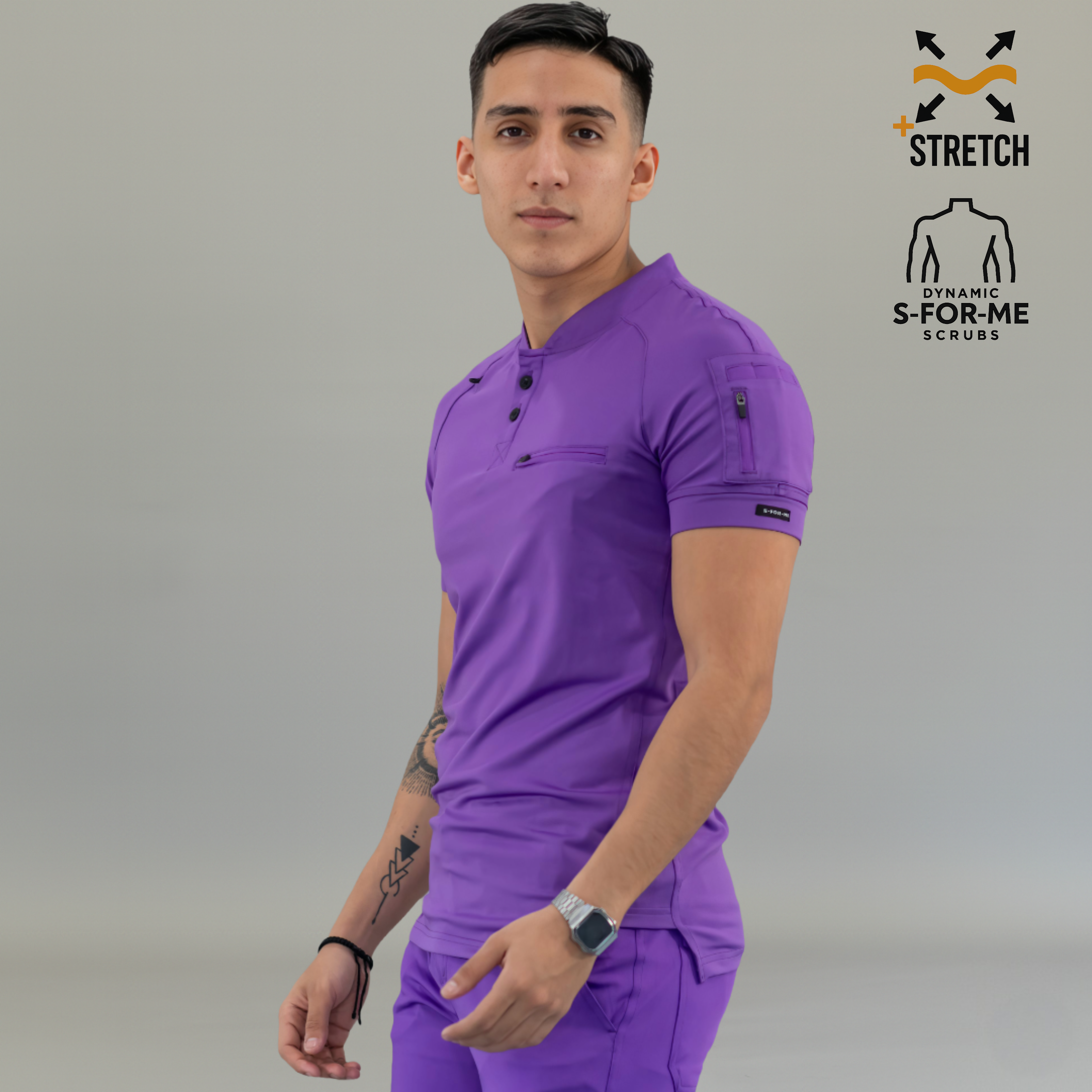 S-FOR-ME Scrubs Hombre 901 Super Stretch, Slim