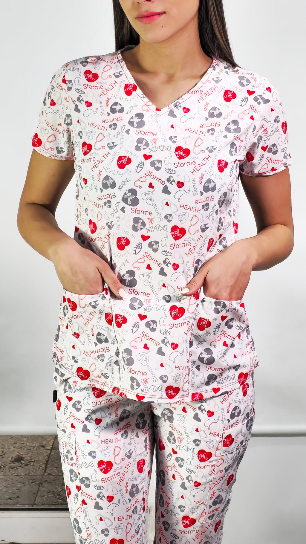 Filipina 600 Dama Health-Sforme, Scrubs Estampados