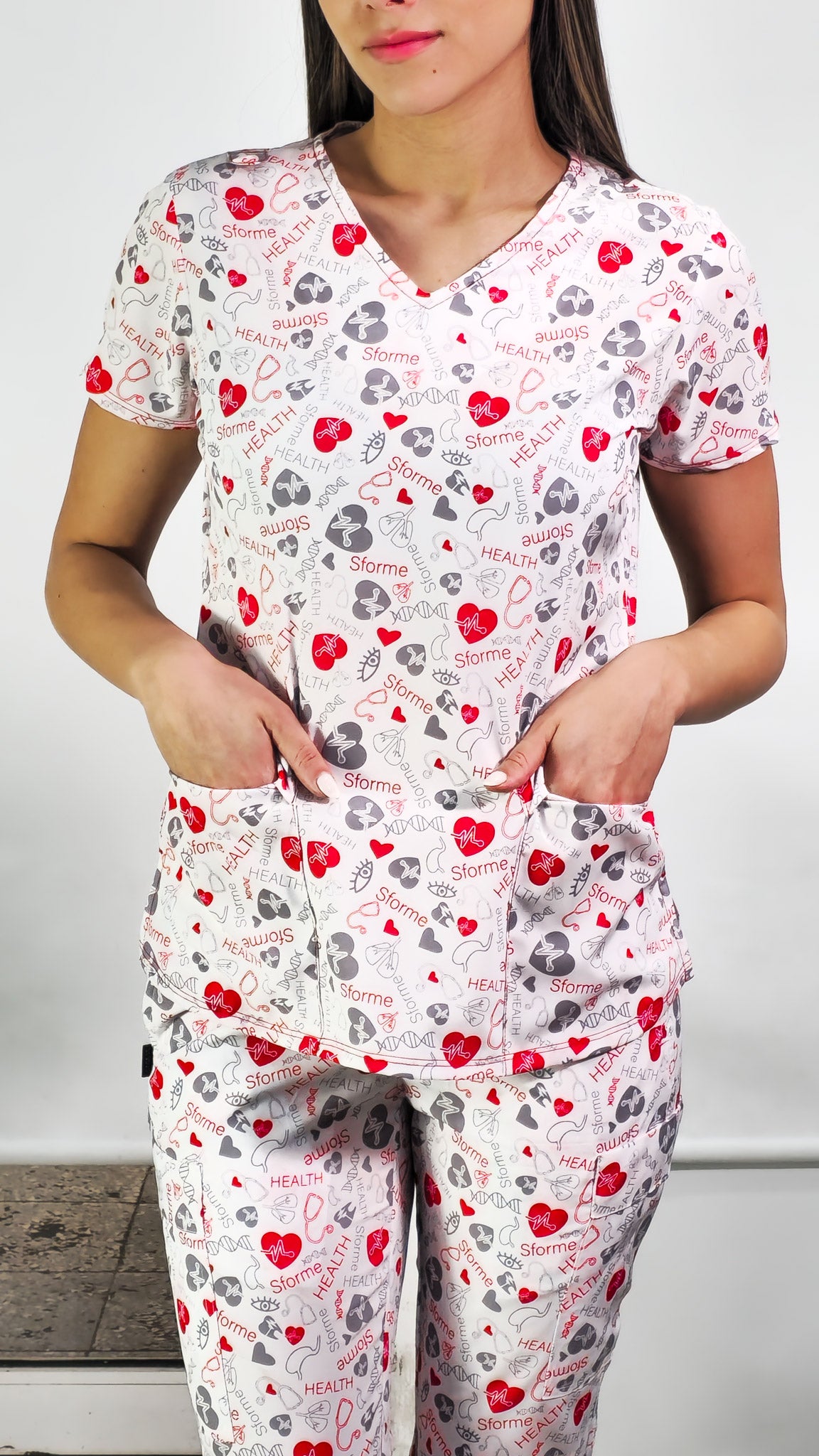 Filipina 600 Dama Health-Sforme, Scrubs Estampados