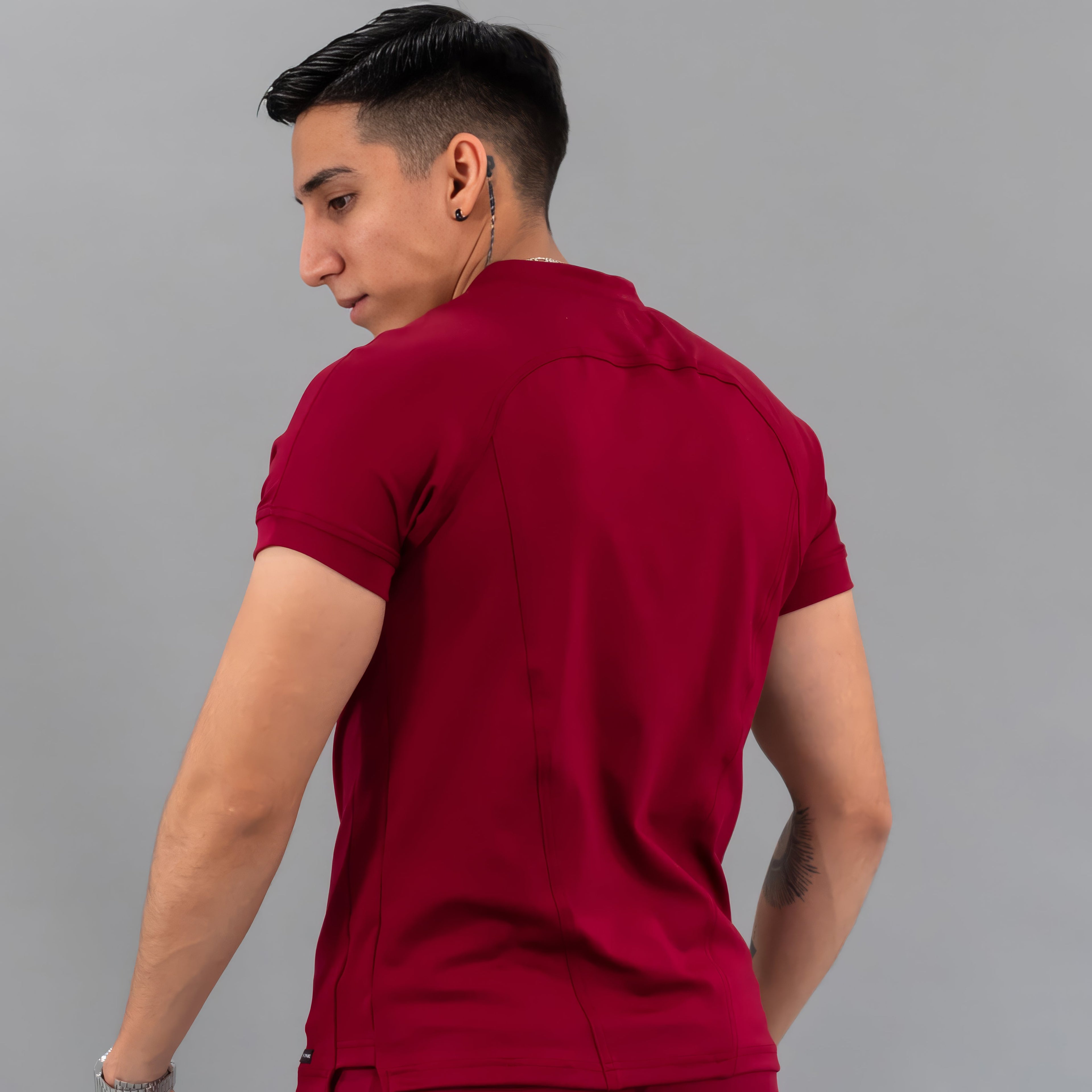 Conjunto Quirúrgico Super Stretch Hombre – Estilo 920 Vino