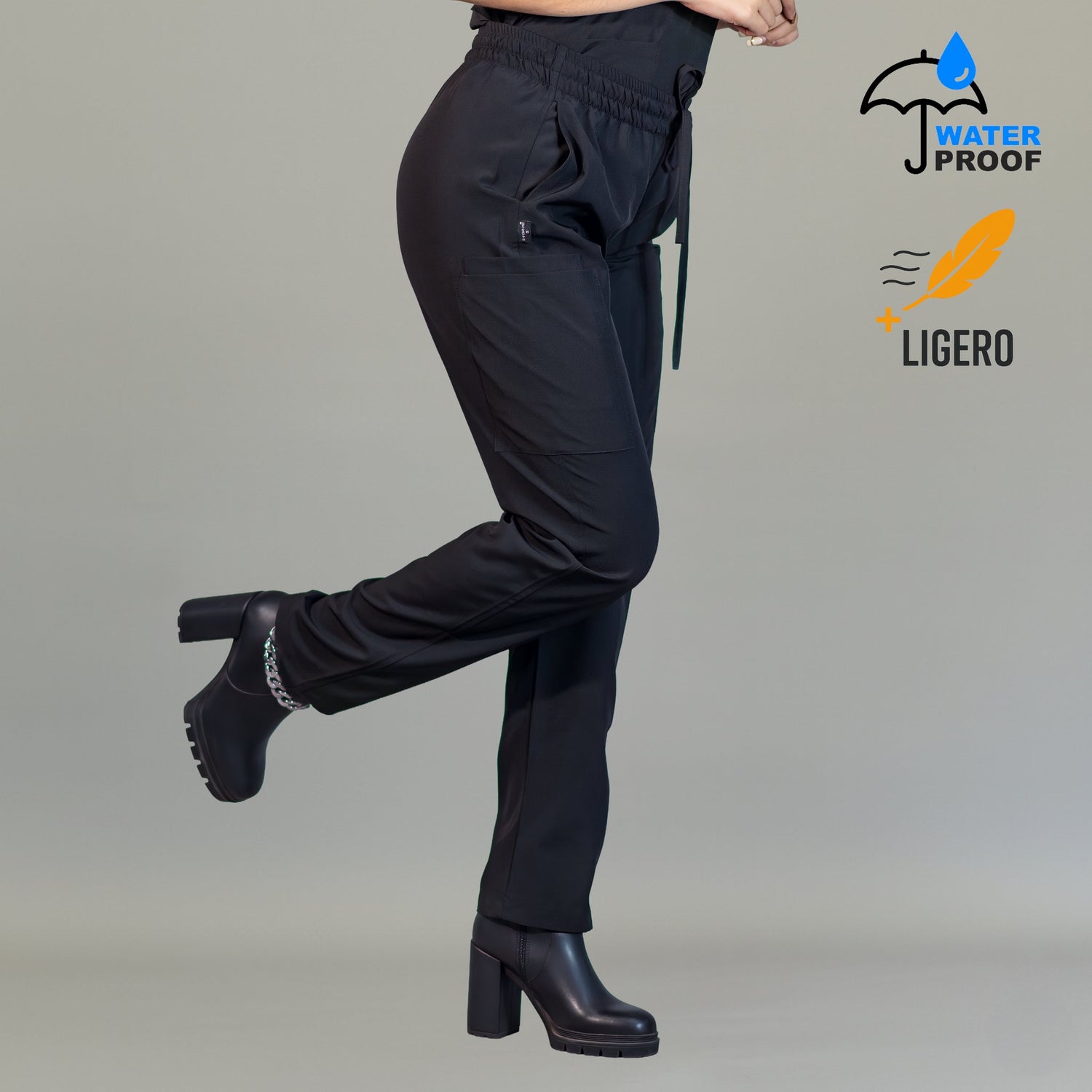 trajes quirurgicos negros para mujer