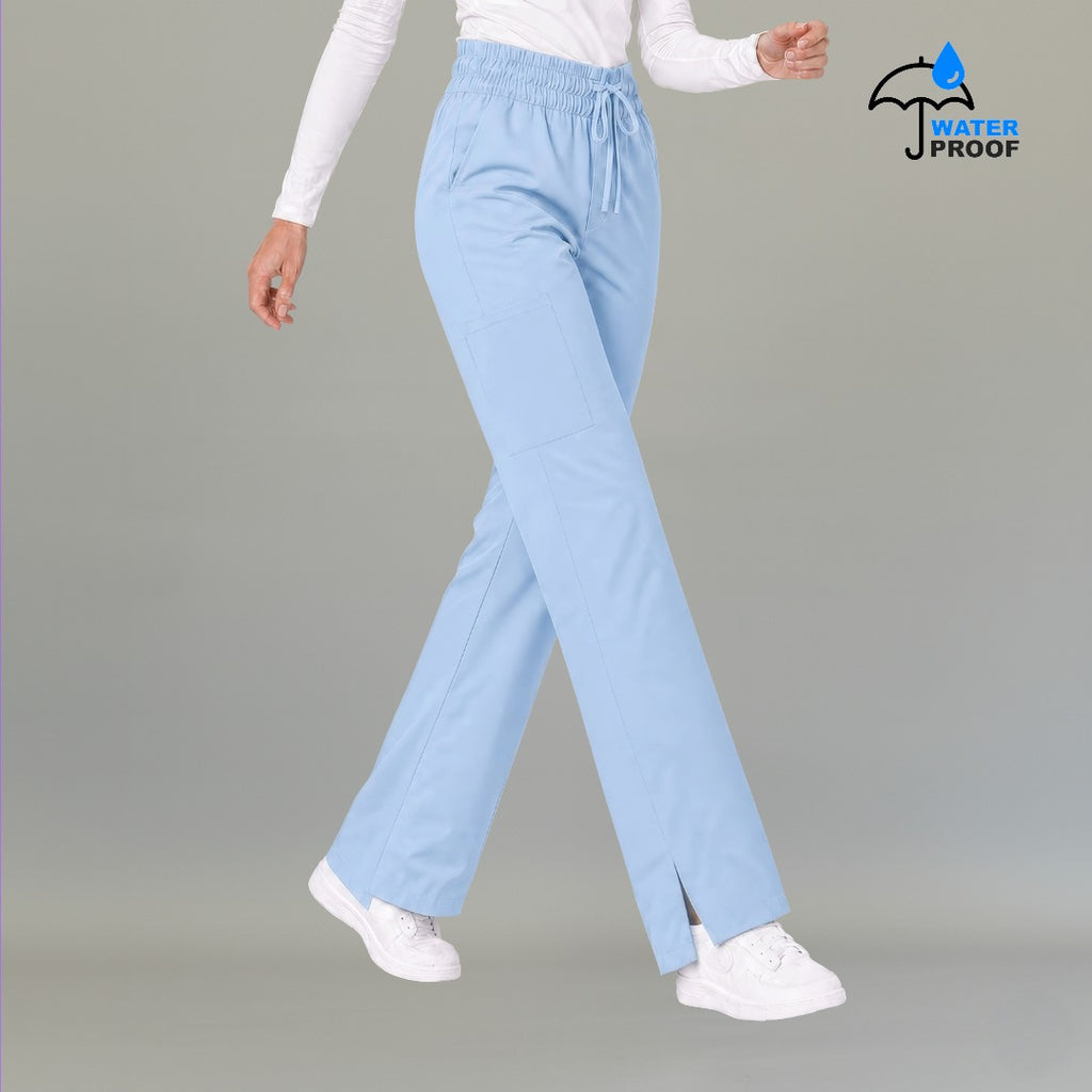 Pantalón 502 Quirúrgico Mujer Azul Plumbago Antifluido Relaxed