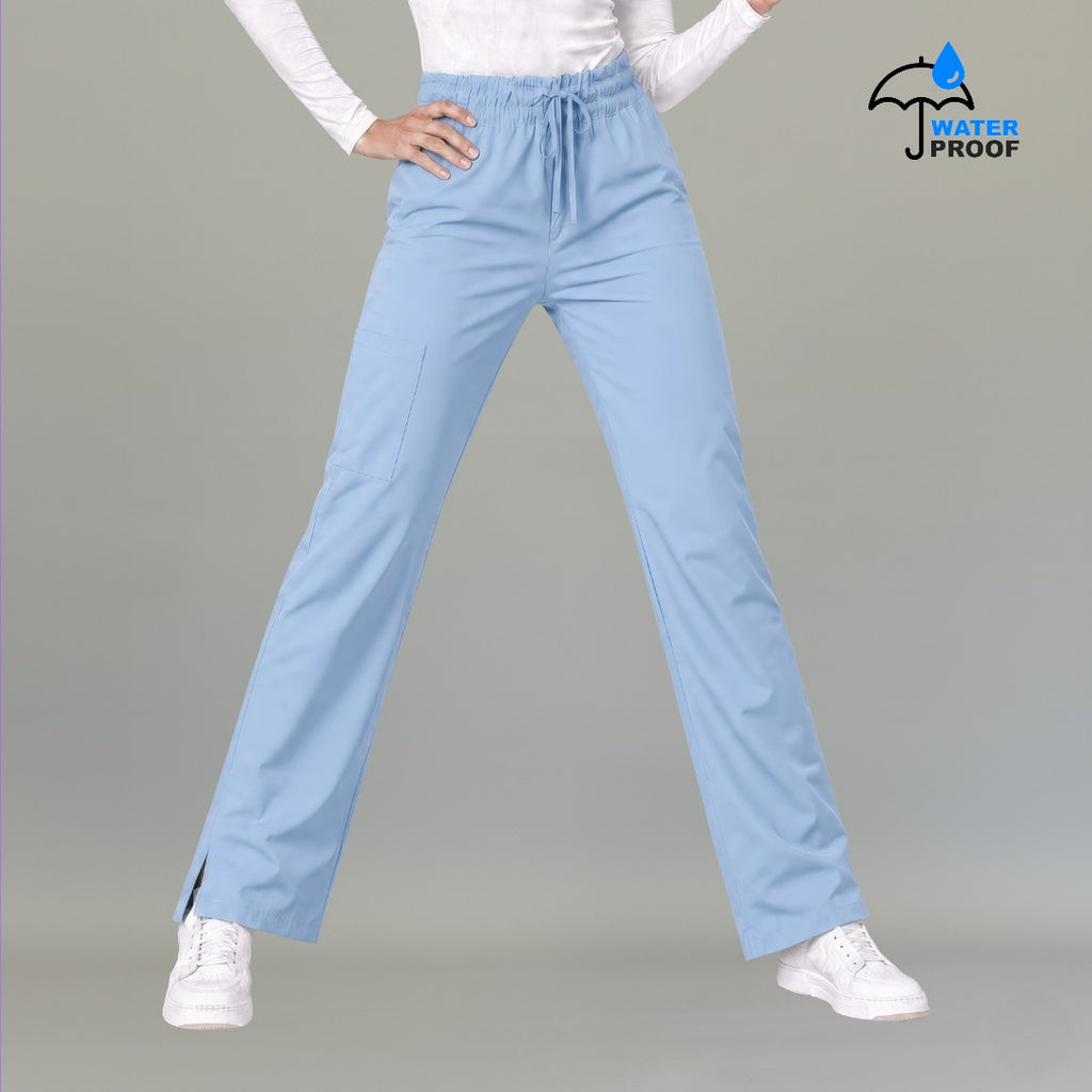 Pantalón 502 Quirúrgico Mujer Azul Plumbago Antifluido Relaxed