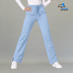 Pantalón 502 Quirúrgico Mujer Azul Plumbago Antifluido Relaxed
