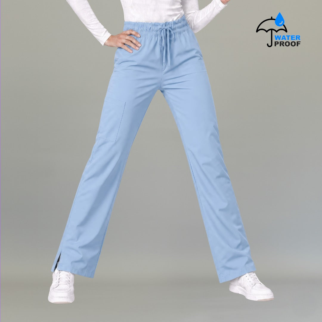 Pantalón 502 Quirúrgico Mujer Azul Plumbago Antifluido Relaxed