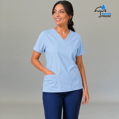 Filipina 502 Quirúrgica Mujer Azul Plumbago Antifluido FW