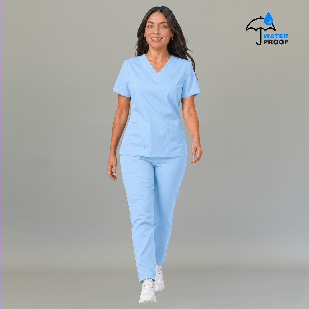 Filipina 502 Quirúrgica Mujer Azul Plumbago Antifluido FW