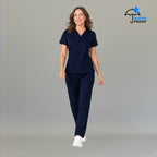 Filipina 502 Quirúrgica Mujer Azul Marino Antifluido FW