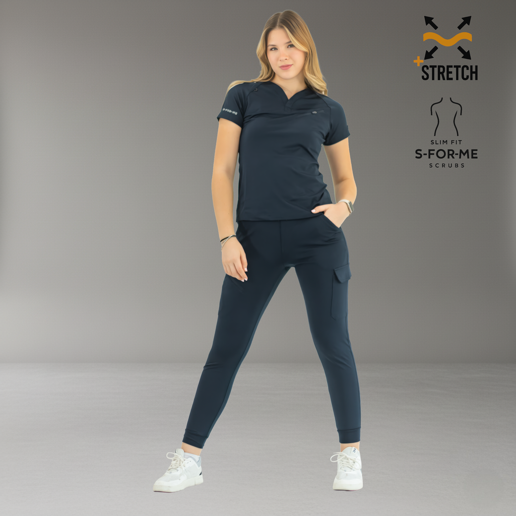 Conjunto Quirúrgico Mujer · Modelo 905 Super Stretch · Azul Marino