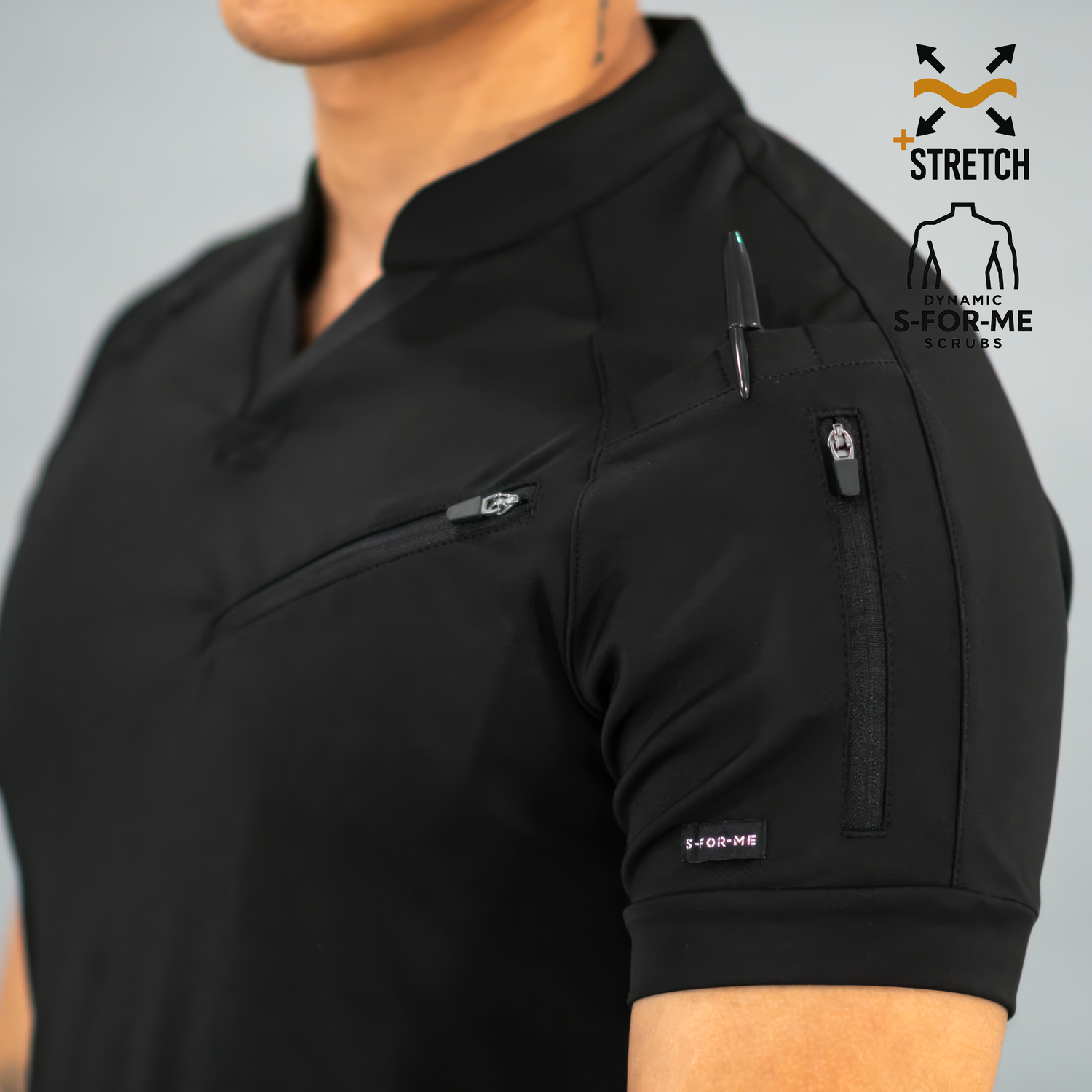 pijama quirúrgica negra