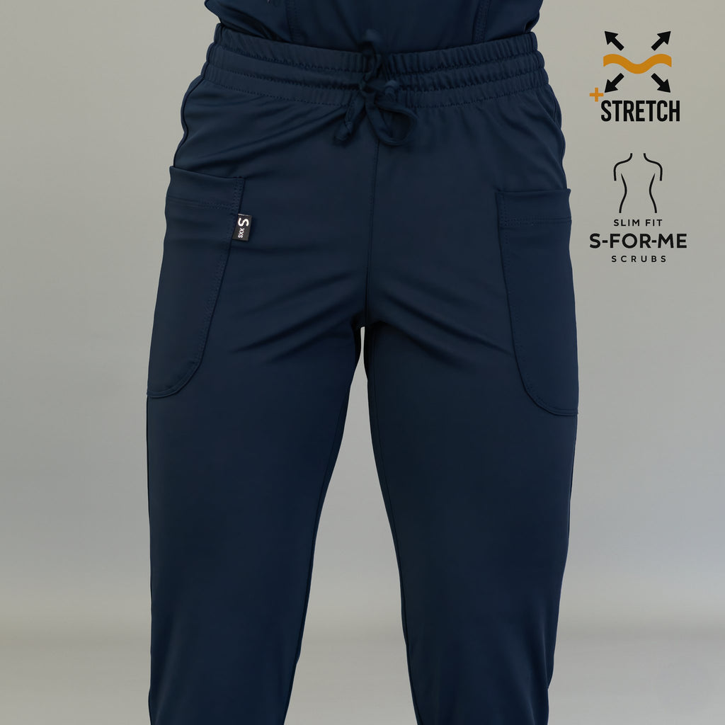 Pantalón quirúrgico dama azul marino 902 resistente al deslavado