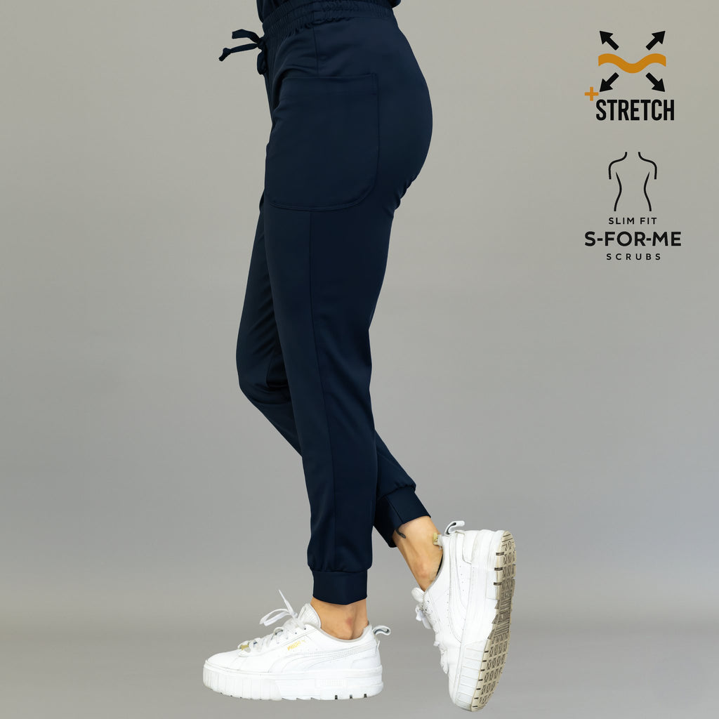 Pantalón quirúrgico azul marino mujer 902 ropa médica profesional