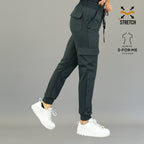 Jogger quirúrgico gris oxford mujer Estilo 910 fabricación nacional México Sandel Medica