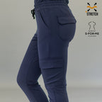 Pantalon quirurgico jogger azul marino para enfermera o doctora Estilo 910