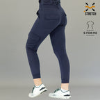 Scrub jogger azul marino para mujer Sandel Medica con ajuste comodo para guardias