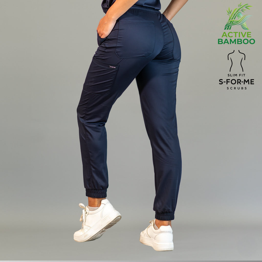 jogger quirurgico bamboo mujer 511 azul marino uso clinico Sandel Medica