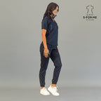 filipina bamboo mujer 511 azul marino corte femenino Sandel Medica