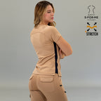 filipinas de enfermera color beige superstretch