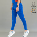 Jogger quirúrgico mujer azul rey 905 Super Stretch vista frontal