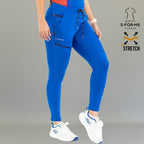 Pantalón jogger médico azul rey mujer Scrubs 905