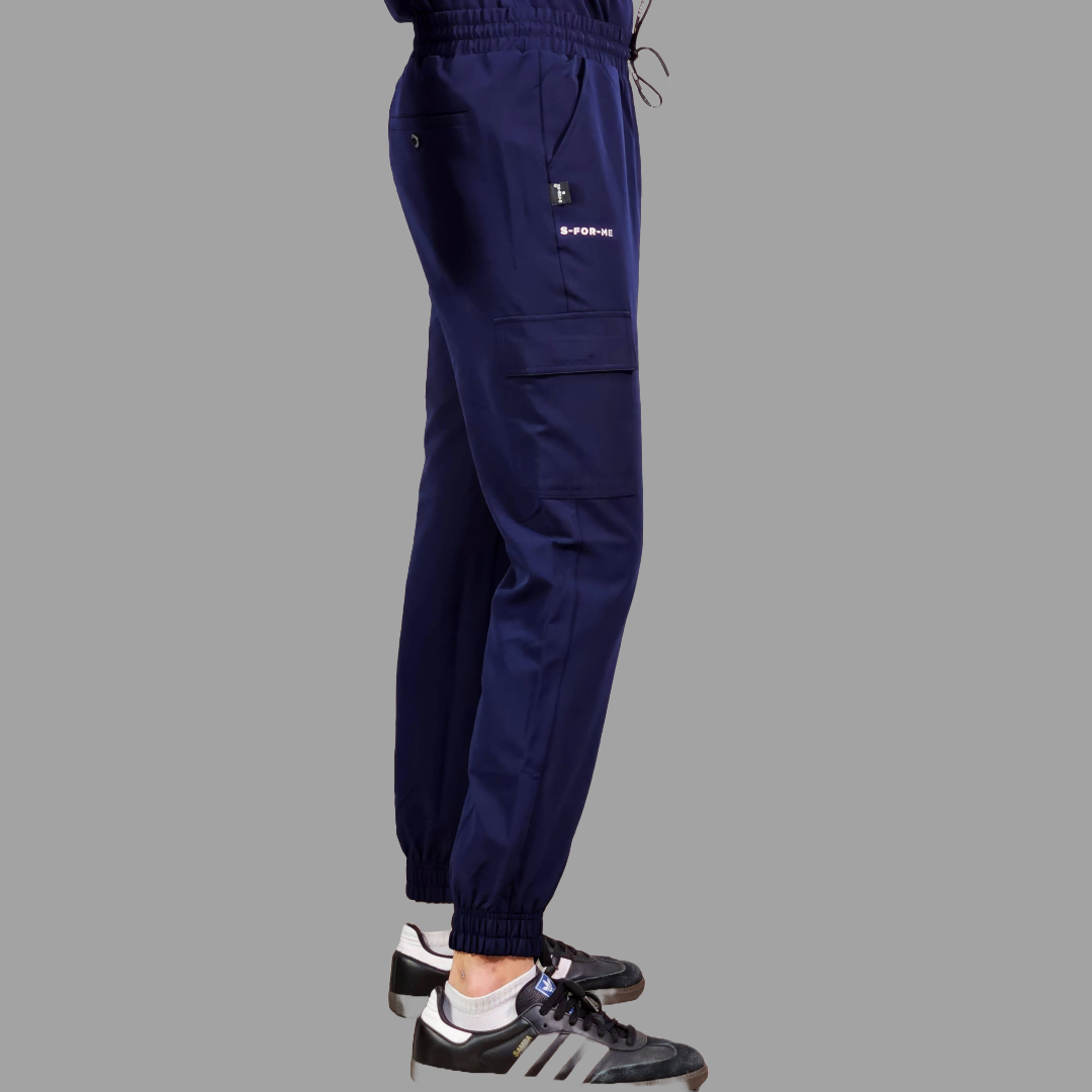 Jogger Antifluido Hombre 300 Azul Marino