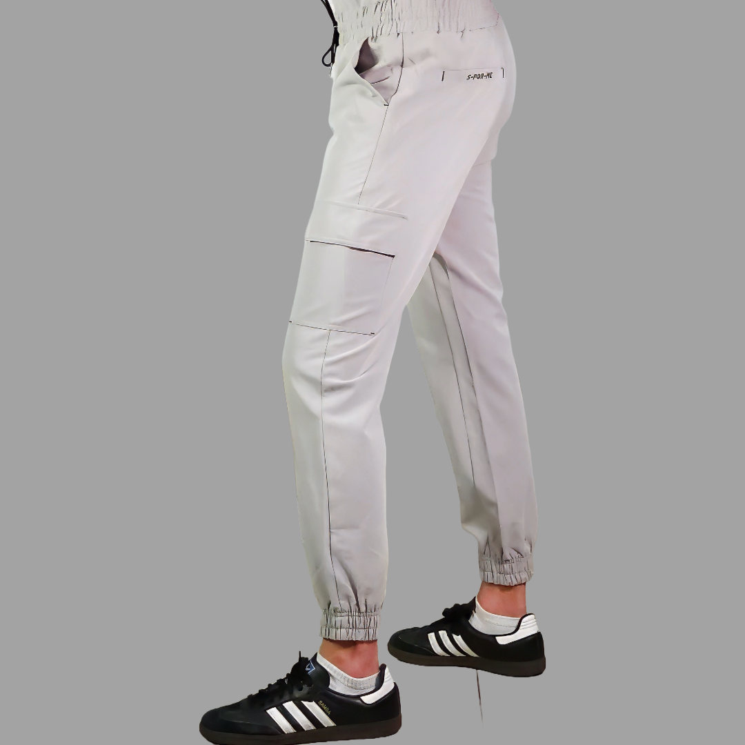 Jogger Quirurgico Antifluido Hombre Gris Perla, Scrubs 300