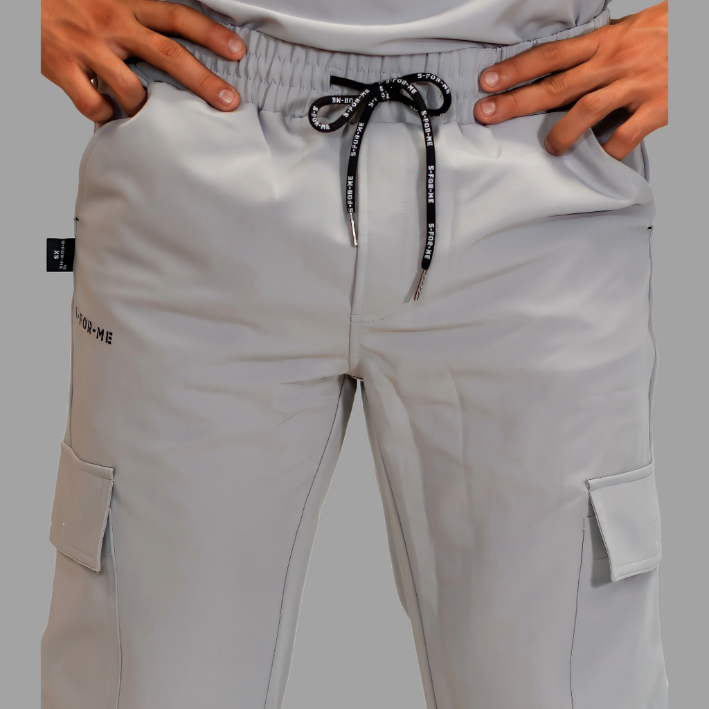 Pantalon Quirurgico Antifluido Hombre Gris Perla, Scrubs 300