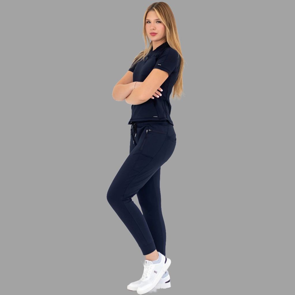 Filipina quirúrgica 920 Azul Marino — conjunto con pantalón scrub