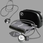 Kit Simple Baumanometro Eco. Gris (incluye estetoscopio)