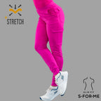 Jogger quirúrgico fucsia mujer Estilo 901 Super Stretch Sandel Medica