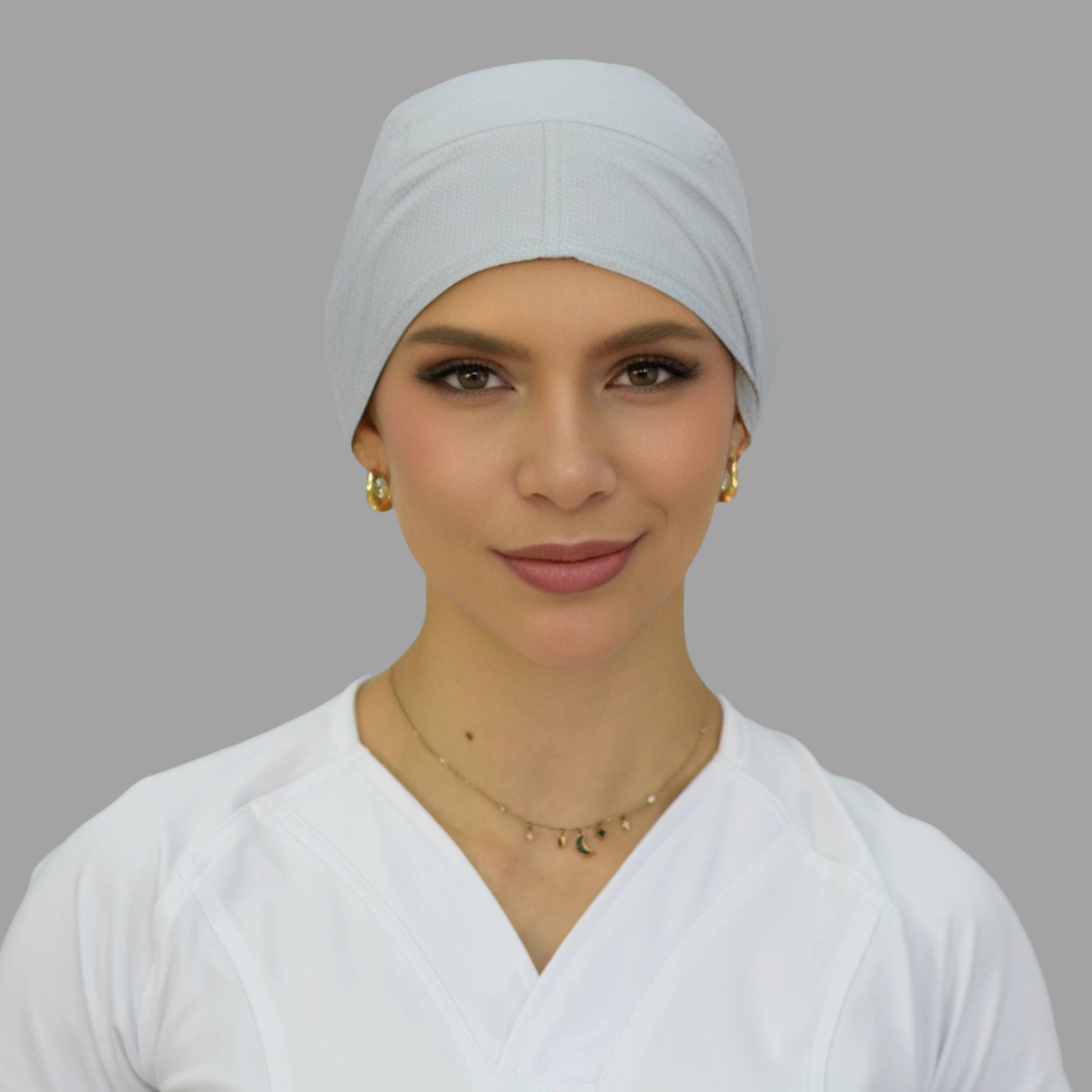 Gorro Quirúrgico Gris Unisex
