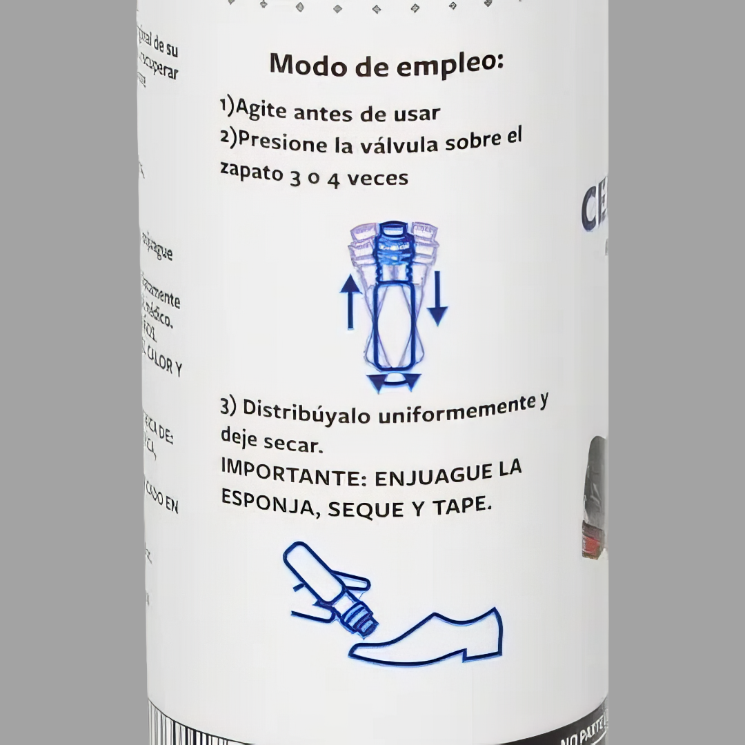 Cera Liquida Para Calzado Blanco