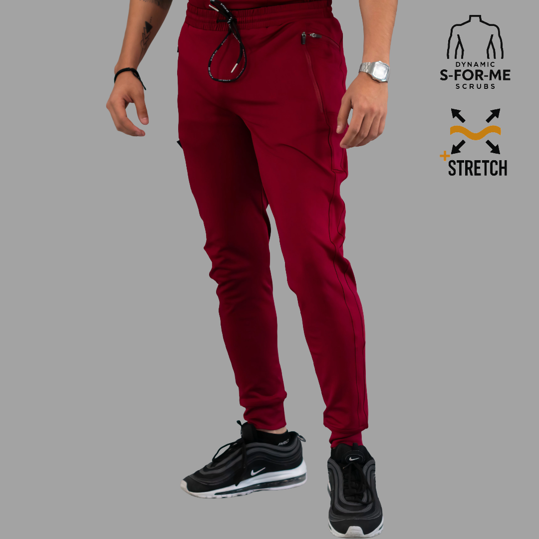 Conjunto Quirúrgico Super Stretch Hombre – Estilo 920 Vino