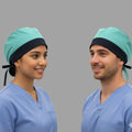 Gorro Quirúrgico Azul Agua Unisex