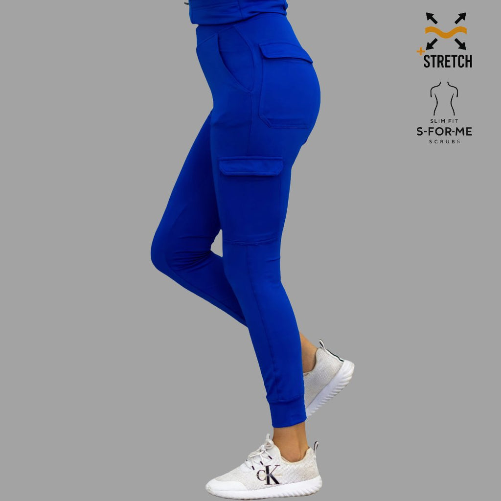Jogger quirurgico azul rey para mujer Estilo 901 Super Stretch vista principal