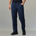 Pantalón quirúrgico hombre 940 azul marino Super Stretch vista frontal