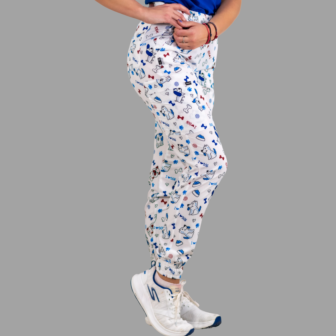 Jogger estampado Love Dog 6 bolsas Mujer FW