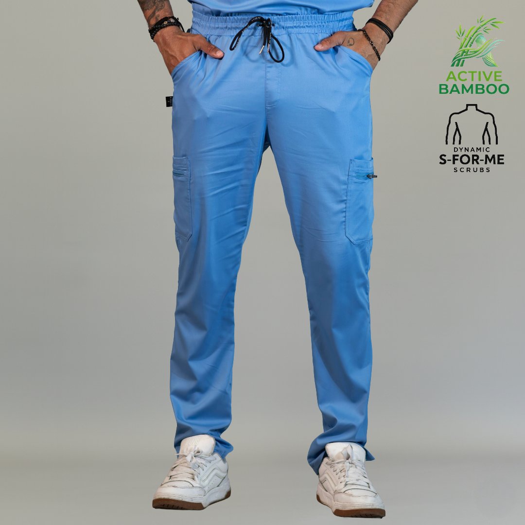 pantalon bamboo hombre 511 plumbago detalle cintura elastica Sandel Medica