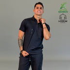 filipina bamboo hombre 510 negro vista lateral Sandel Medica