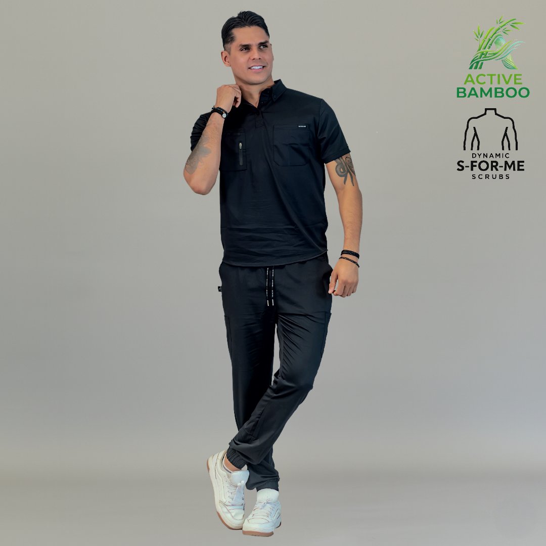 filipina bamboo hombre 510 negro elegante profesional Sandel Medica