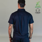 filipina bamboo hombre 510 azul marino tela bambu antibacterial Sandel Medica