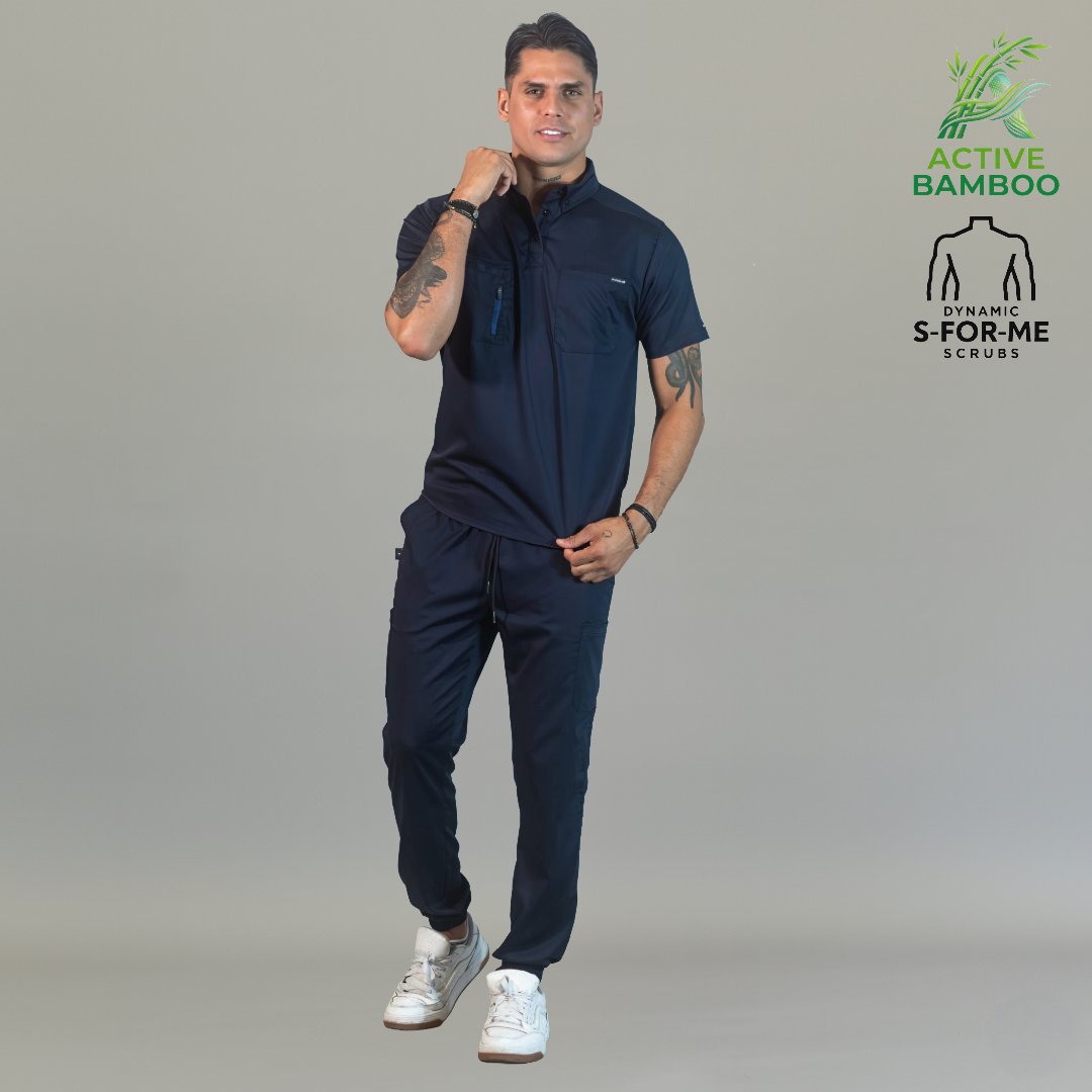 filipina bamboo hombre 510 azul marino profesional Sandel Medica