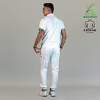 jogger bamboo hombre 510 blanco uniforme medico Sandel Medica