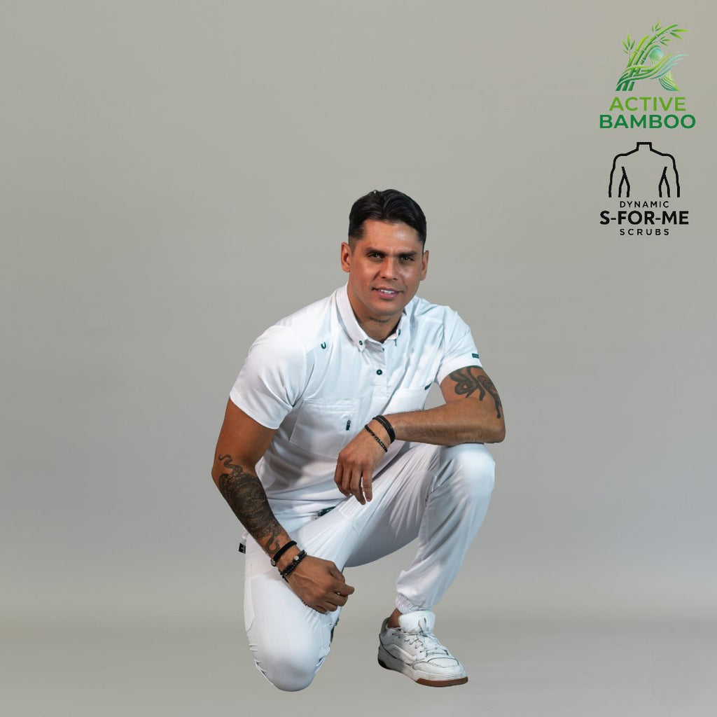 filipina bamboo hombre 510 blanca uniforme medico Sandel Medica