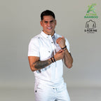 filipina bamboo hombre 510 blanca cuello en V Sandel Medica