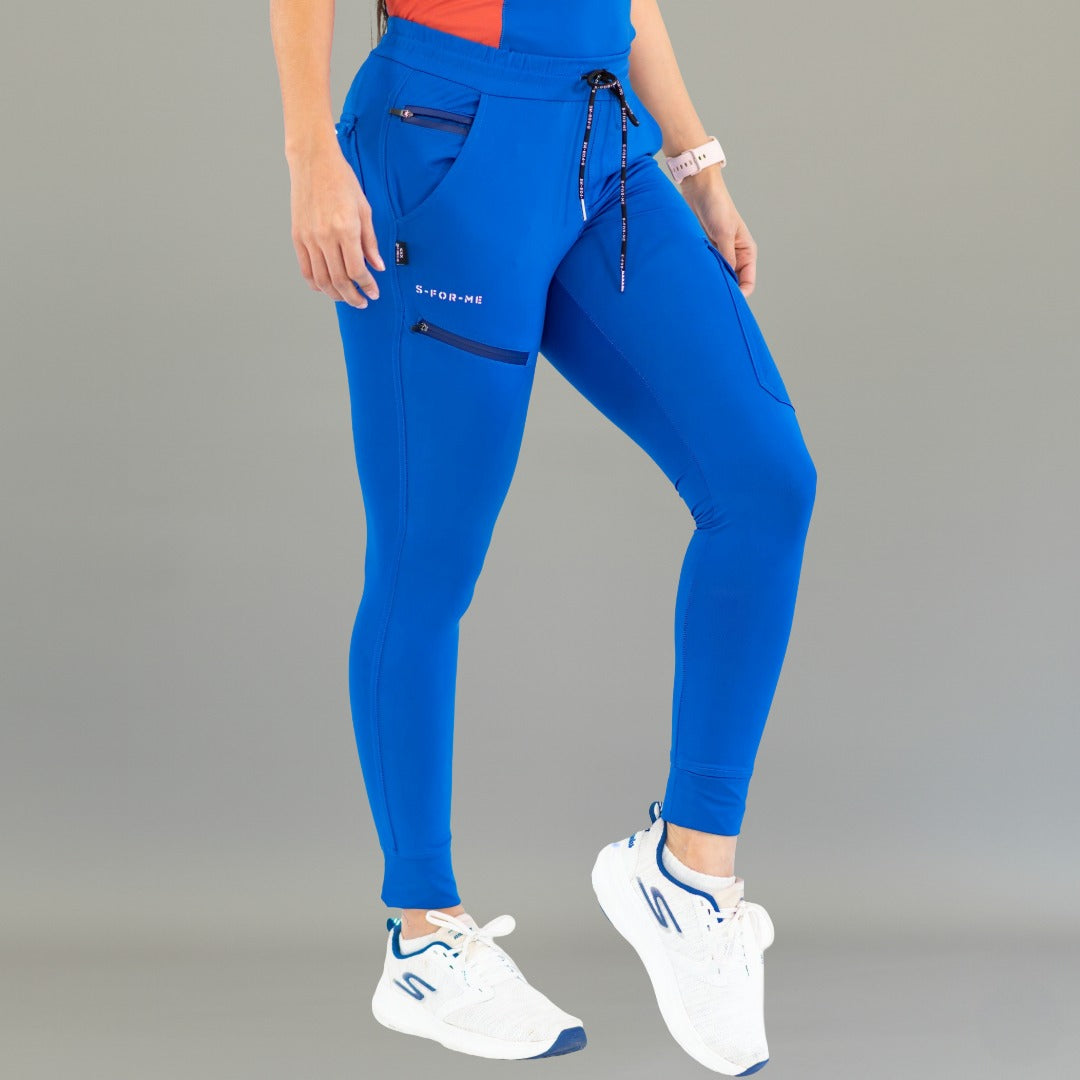 Pantalón jogger médico azul rey mujer Scrubs 905